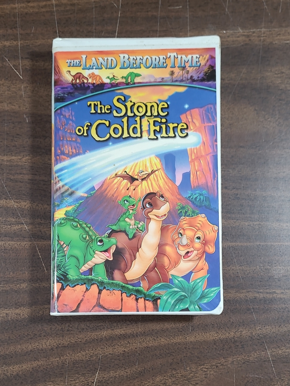 The Land Before Time: The Stone of Cold Fire VHS Movie in Clamshell